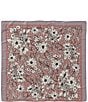 Natasha Accessories Poppy Print Square Scarf - Image 4
