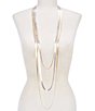 Natasha Accessories Snake Chain Long Multi Strand Necklace - Image 1