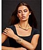 Natasha Accessories Snake Wrap Coil Bracelet, Color:Gold - Image 2