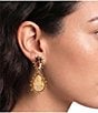 Natasha Accessories Stone Double Teardrop Drop Earrings - Image 2