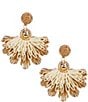 Natasha Accessories Thread Fan Drop Earrings - Image 1