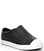 Color:Jiffy Black/Shell White - Image 1 - Kids' Jefferson Slip-On Sneakers (Youth)