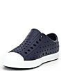 Color:Regatta Blue/White - Image 4 - Kids' Jefferson Perforated Slip-On Sneakers (Toddler)