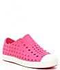 Color:Hollywood Pink/Shell White - Image 1 - Kids' Jefferson Perforated Slip-On Sneakers (Toddler)