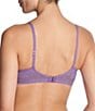Color:Dahlia Purple - Image 2 - Bliss Perfection Contour Underwire Lace Trim T-Shirt Bra