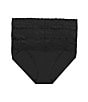 Color:Black - Image 3 - Bliss Perfection V-Kini Panty 3-Pack
