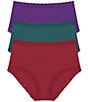 Natori Bliss Pima Cotton Brief Panty 3-Pack - Image 1