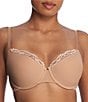 Color:Cafe/Ivory - Image 1 - Breakout Full-Fit Contour Underwire Bra