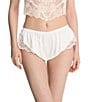 Natori Chantilly Lace Stretch Satin Coordinating Lingerie Short, Color:Ivory - Image 1