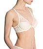 Natori Cherry Blossom Convertible Contour Underwire Bra, Color:Ivory - Image 3