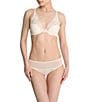 Natori Cherry Blossom Convertible Contour Underwire Bra, Color:Ivory - Image 5