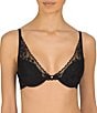 Color:Black - Image 1 - Cherry Blossom Convertible Contour Underwire Bra