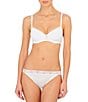 Natori Discreet Underwire Lace Convertible Spacer Bra, Color:White - Image 4