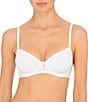 Natori Discreet Underwire Lace Convertible Spacer Bra, Color:White - Image 1