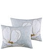Natori Dreamscape Large-Scale Floral Print Oversized Comforter Set, Color:Dove Grey - Image 4