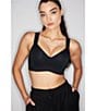 Natori Dynamic Convertible Contour Sports Bra, Color:Black - Image 5