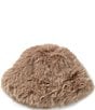 Natori Faux Fur Solid Wide Brim Bucket Hat - Image 2
