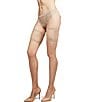 Natori Feathers Escape Back Seam Thigh Highs, Color:Nude - Image 1