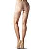 Natori Feathers Escape Back Seam Thigh Highs, Color:Nude - Image 3