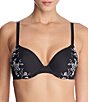 Color:Black/Ivory - Image 1 - Flawless Contour Underwire Bra