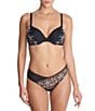 Color:Black/Ivory - Image 5 - Flawless Contour Underwire Bra