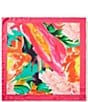 Natori Garbo Print Silk Square Scarf - Image 2