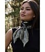 Natori Imperial Dragon Print Long Silk Square Scarf - Image 3