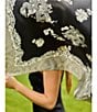 Natori Imperial Dragon Print Long Silk Square Scarf - Image 6