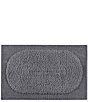 Natori Infinity Collection Cotton Woven Border Bath Rug - Image 1
