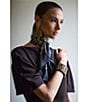 Natori Jaguar Print Long Silk Square Scarf - Image 3
