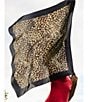 Natori Jaguar Print Long Silk Square Scarf - Image 6