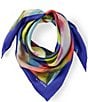 Natori Kumo Print Silk Square Scarf - Image 1