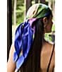 Natori Kumo Print Silk Square Scarf - Image 4