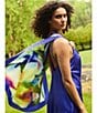Natori Kumo Print Silk Square Scarf - Image 5