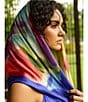 Natori Kumo Print Silk Square Scarf - Image 6