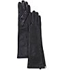 Natori Leather & Silk Lined Long Gloves - Image 1