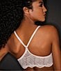 Natori Lush Front Closure Contour Racerback T-Shirt Bra, Color:Rose/White - Image 7