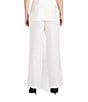 Color:Warm White - Image 2 - Luxe Charmeuse Tapered-Leg Pocketed Pull-On Pants