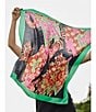 Natori Mikado Print Silk Square Scarf - Image 3