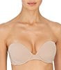 Natori Minimal Strapless Contour Underwire Bra, Color:Cafe - Image 1