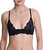 Natori Peony Unlined Demi Underwire Bra, Color:Black - Image 1
