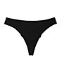 Natori Persuasion Stretch Lace Thong, Color:Black - Image 4