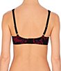 Color:Cabernet Kyoto - Image 2 - Pure Luxe Floral Print Seamless Full-Busted Underwire U-Back Contour T-Shirt Bra