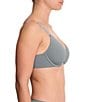 Natori Pure Luxe Seamless Full-Busted Underwire U-Back Contour T-Shirt Bra, Color:Seaglass/Mink - Image 3