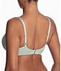 Color:Morning Dew/Smoky - Image 2 - Pure Luxe Seamless Full-Busted Underwire U-Back Contour T-Shirt Bra