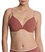 Natori Pure Luxe Seamless Full-Busted Underwire U-Back Contour T-Shirt Bra - Image 1
