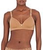 Natori Pure Luxe Wire free Bra, Color:Cafe - Image 4