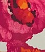 Color:Pink/Red Floral - Image 3 - Satin Poppy Print Sleeveless V-Neck Chemise