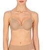 Color:Cafe - Image 1 - Side Effect Full-Coverage Underwire T-Shirt Bra