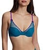 Skarlett Blue Natori Siren Lightly Lined Underwire Bra, Color:Celestial/Vivid Purple - Image 1